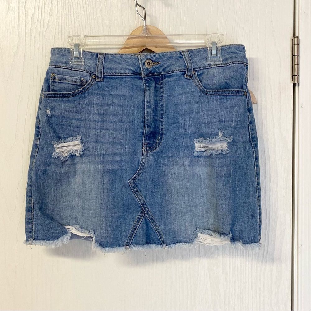 Wax Jeans Skirt